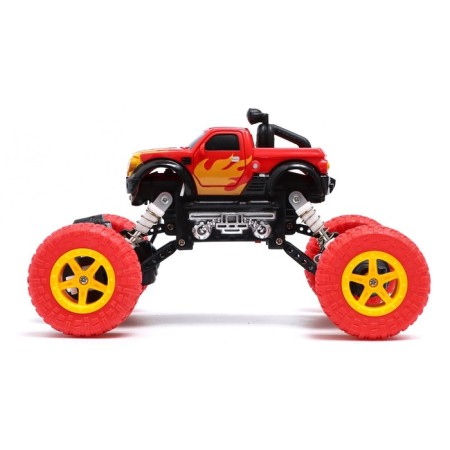 Radio -controlled jeep "Krauler", works on the battery, the color of the red-1