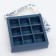 Box for 9 sweets with a “press” shell with a window 14.5 x 14.5 x 3.5 cm