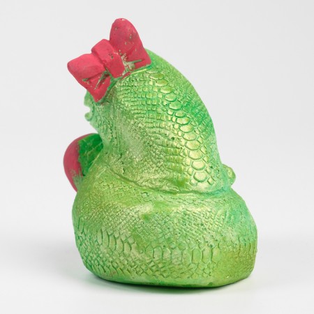 Figure "Snake Mamba" light green, 8x6cm-1