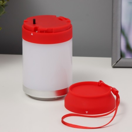 Night Fosi LED 5 modes from batteries 3HAAA white-red 6.5x6.5x11.5 cm-12