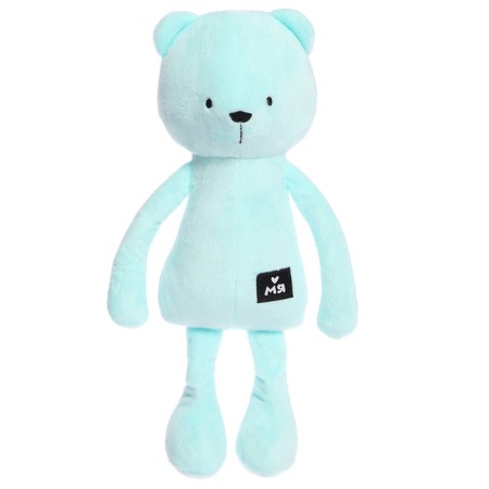 Soft toy "Bear George", 33 cm, tiffany color