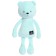 Soft toy "Bear George", 33 cm, tiffany color