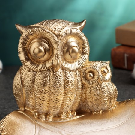 Key of "owl" bronze, 15x24x12cm-4