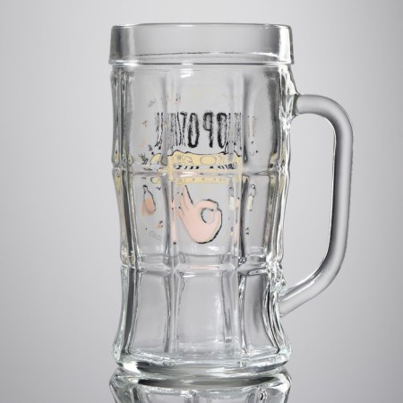 Glass beer mug "Dear, this is juice", 500 ml-3