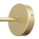 Bra "drop" E27 40W gold 10x10x35-135cm