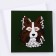 Painting from sequins 20 × 20 cm "Dog"
