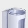 The dispenser for an antiseptic or liquid soap is mechanical, 400 ml, metal, white color
