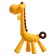 Set of teething, brush, 4 pcs.