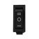 Button - switch, three -position, 250 watts, 15 a, 3 s, black with neutral