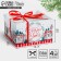 Capcake box “Always believe in miracles”, 16 x 16 x 10 cm, New Year