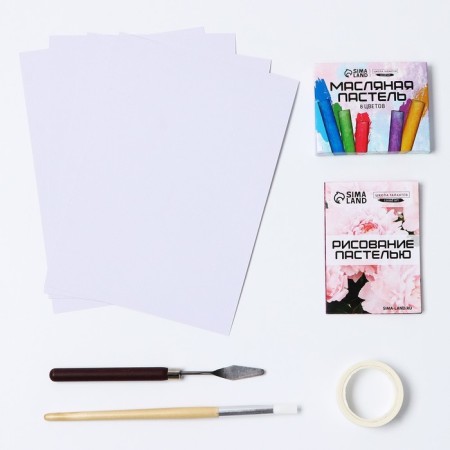 Set for drawing oil pastel "Piono", 8 colors, a set for creativity-3