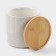 Porcelain Bank for bulk products Bellatenero, 660 ml, D = 10.5 cm, white color