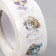 Stick Paper "Beast with glasses" d = 2.5 cm 500 pcs in a roll 3x6.5x6.5 cm