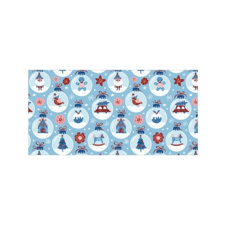 Basket for toys "New Year's balls, size 35x50 cm-1
