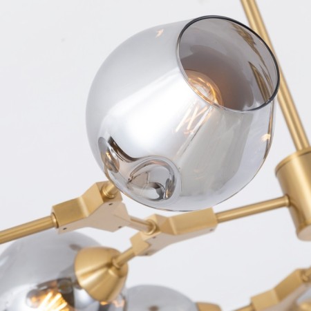 Yuka 48 cm chandelier, D 93 cm, 9x60W E27-2