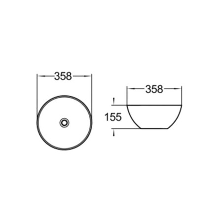 Comforty 107 MB sink, invoice, black matte color-1