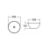 Comforty 107 MB sink, invoice, black matte color