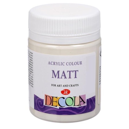 Acrylic matte paint 50 ml, ZHK Decola, ivory, 14328259-1