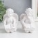 Polystone souvenir "Snowty Angel with the book" MIX 9.5x7.5x6.5 cm