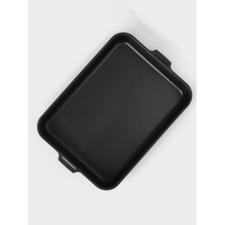 The baking sheet is Promo, 27 × 35 cm, anti -stick coating, burgundy color-2