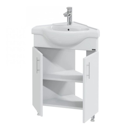 Tumba "Aurora 60" angular, floor, with a classic shell-4