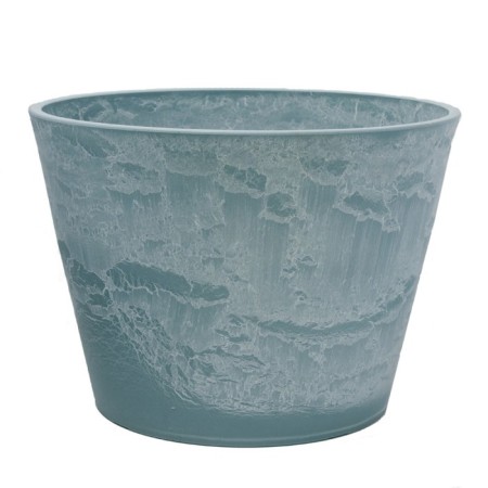 Kashpo for flowers and plants, 18l blue stone 35x35x33cm