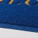 Rug -shaped shade of Welcome, with a trigger 38 × 58 cm, the color is blue