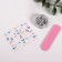 A set for creating a children's manicure "Shine brighter than stars!" (Mix of stickers)