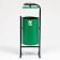 Urna Street "Cosmos" 21 l, 32 x 82.5 x 28.5 cm, green, tank 0.6 mm