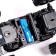The radio -controlled “conqueror” jeep, control from the phone, works for the battery, the color is black