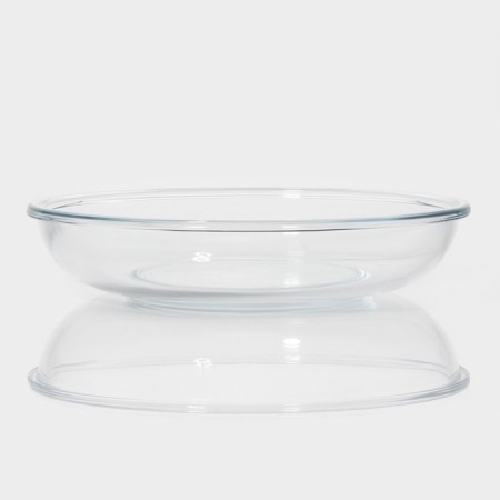 Container made of heat -resistant glass of the share, round, 500 ml, 19 × 8 cm-3