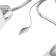 Jil chandelier 5x60W E27 chrome 64x64x22cm