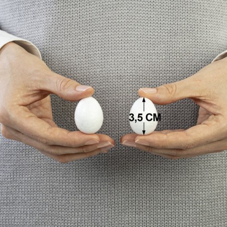 Foam blanks for the creativity of "Ellipas" set of 15 pcs 3.5 cm (egg)-3