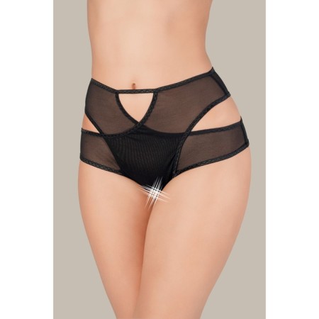 Erotic panties Waname Liberty with high landing, black color, size 46-48-1