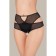 Erotic panties Waname Liberty with high landing, black color, size 46-48