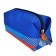 Cosmetic bag blue oxford geometry mini