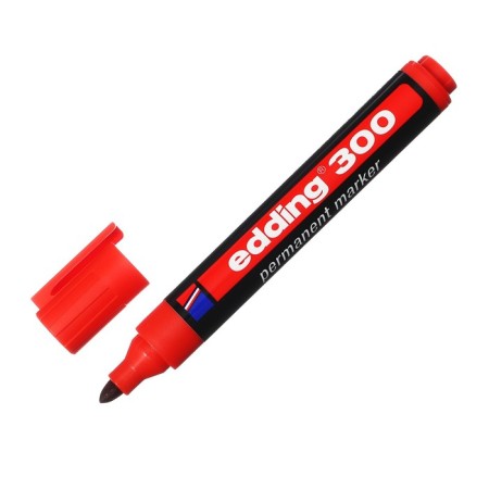 Permanent Edding E -300/2 (undead), 1.5 - 3.0 mm, red-2