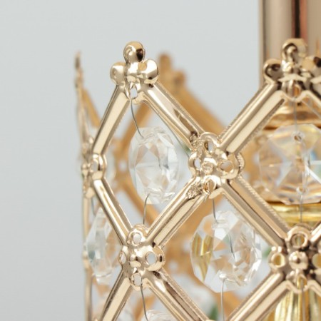 Crohn's table lamp E27 40W gold 21x21x37cm-5