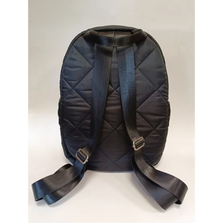 Nino maxi backpack black quilted fabric-5