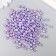 Set of beads "needlework" plastic, diameter 6 mm, 25 g, lilac