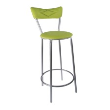 Baric chair with soft back, olive