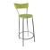 Baric chair with soft back, olive