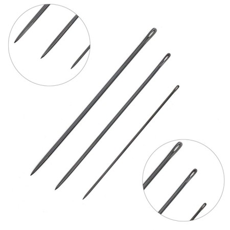 Manual needles Black Sharps, No. 3-9, Black, 20 pcs