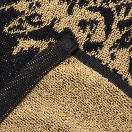 Terry Ethel "Cyril" black, 50x90cm, 100% cotton, 420g/m2-4