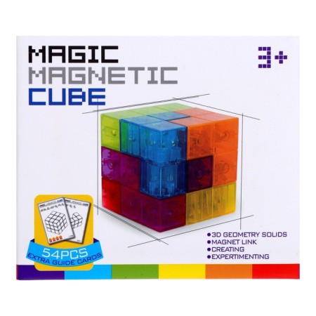 Magnetic designer "Magic Cube", 7 details, 54 tasks-10