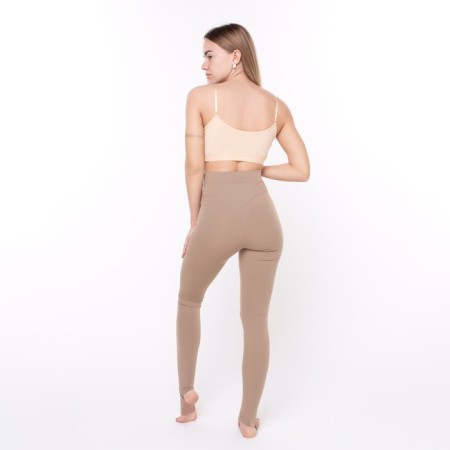 Female leggings, coffee color, size 44 (s)-5