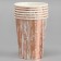 Paper "stripes", 6 pcs., Color pink gold