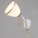 Sconces 2020/1 E27 60W white+gold 20x11x16 cm