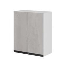 Cabinet hinged 2 doors suite 600x300x720 white/light concrete/anthracite