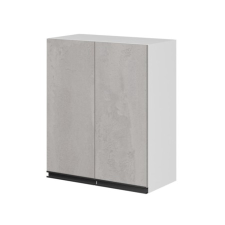 Cabinet hinged 2 doors suite 600x300x720 white/light concrete/anthracite